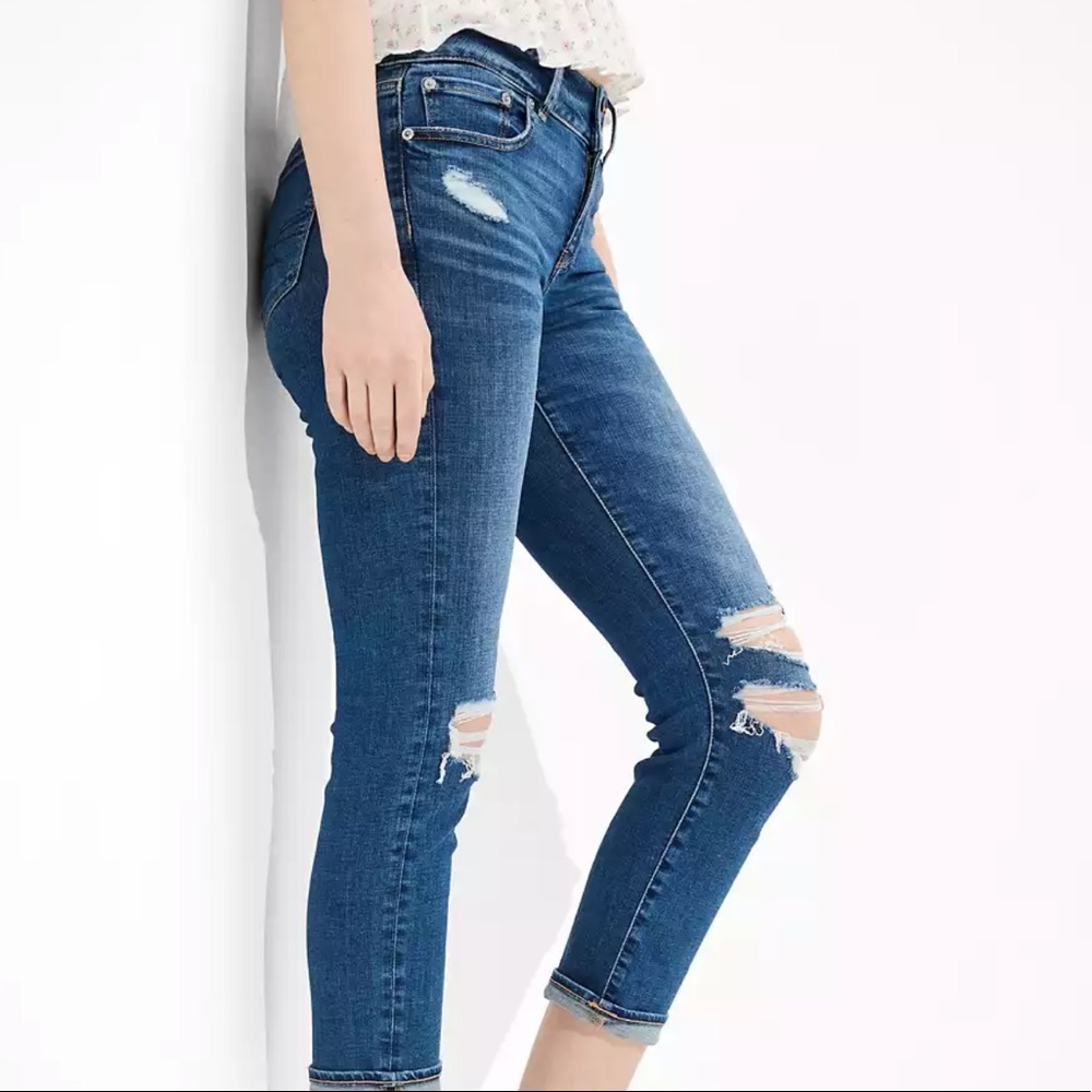 American Eagle Artist Crop Jeans